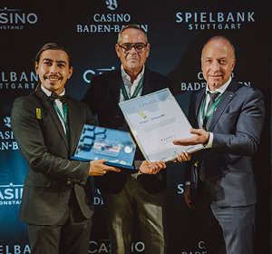 Robin Stepanek aus der Spielbank Stuttgart ist der Gewinner der Baden-Württembergischen Dealer Championship 2023