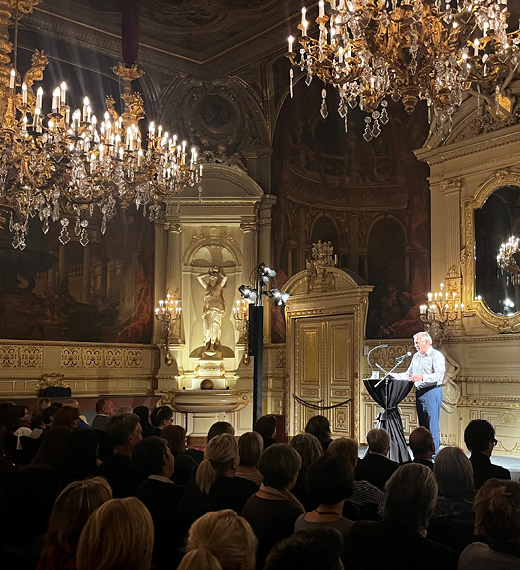 Kaminer bei seiner Lesung 2022 im Casino Baden-Baden