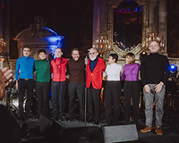 Friedrich Liechtenstein mit Band auf der Bühne des Casino Baden-Baden